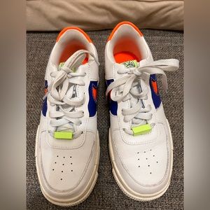 Nike AF1 Pixel Air Force 1 Summit White/crimson Size Women`s 7.5 DM8340-100